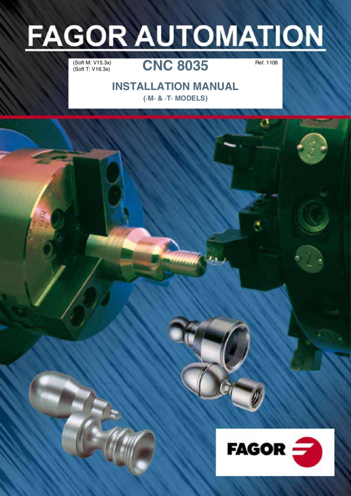 CNC 8035T Instalation Manual