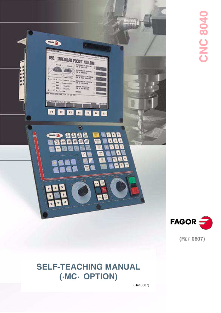 CNC 8040MC Shelf-teaching