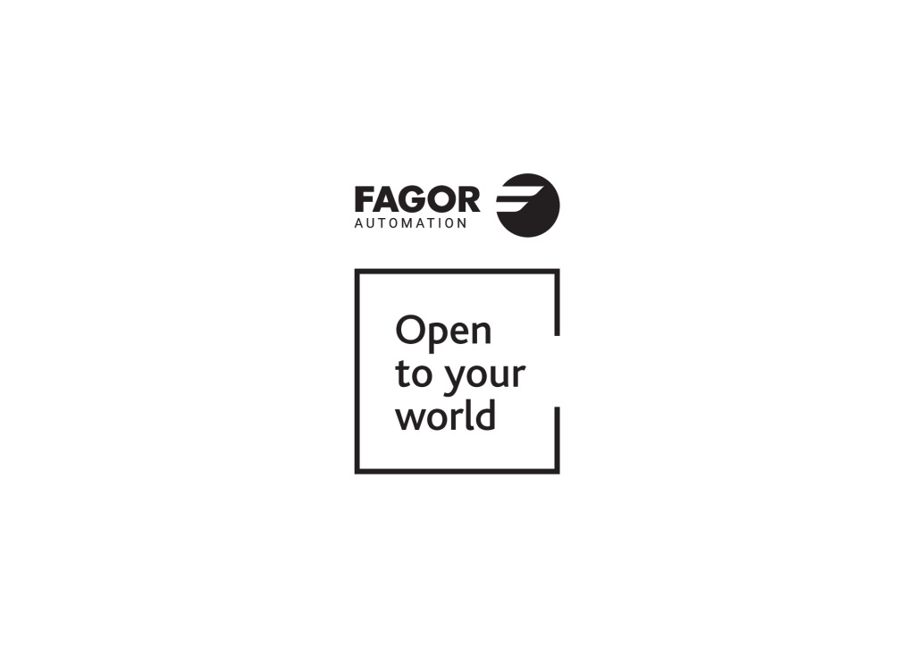 Fagor Automation Logo + claim Vertical Positive