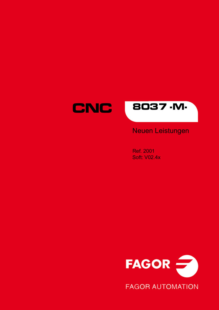 CNC 8037M New Features