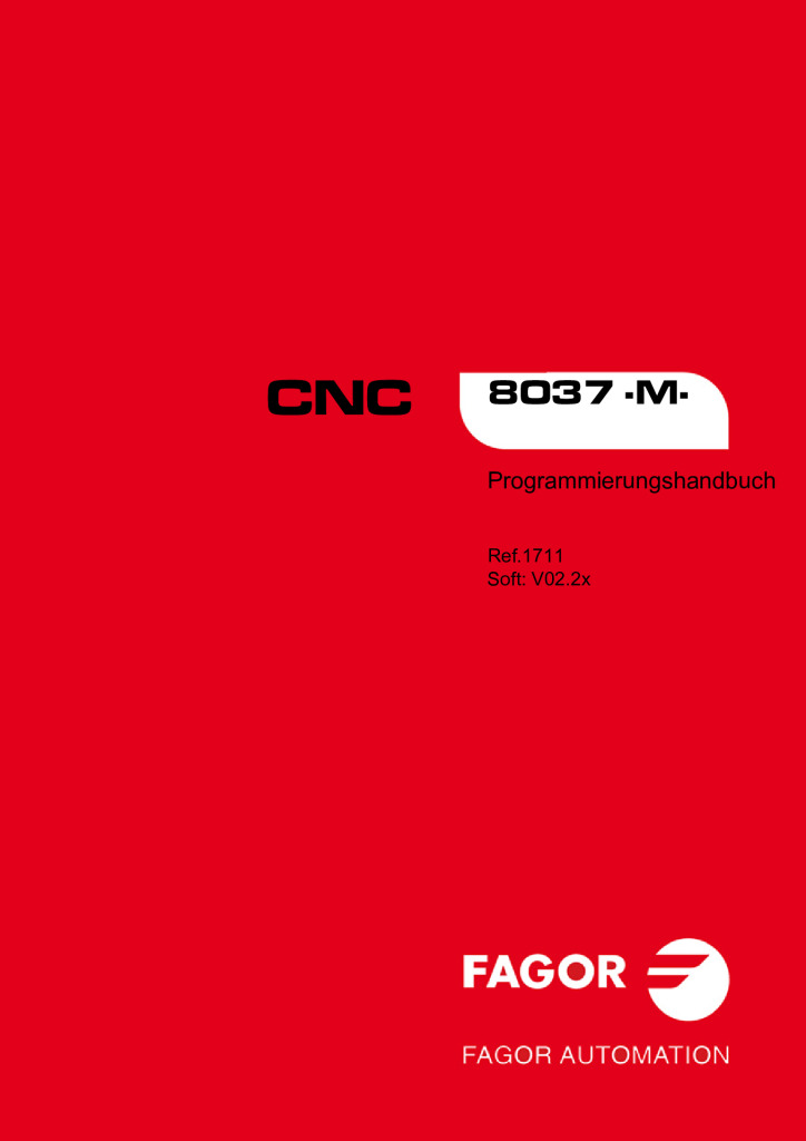 CNC 8037M Programming Manual