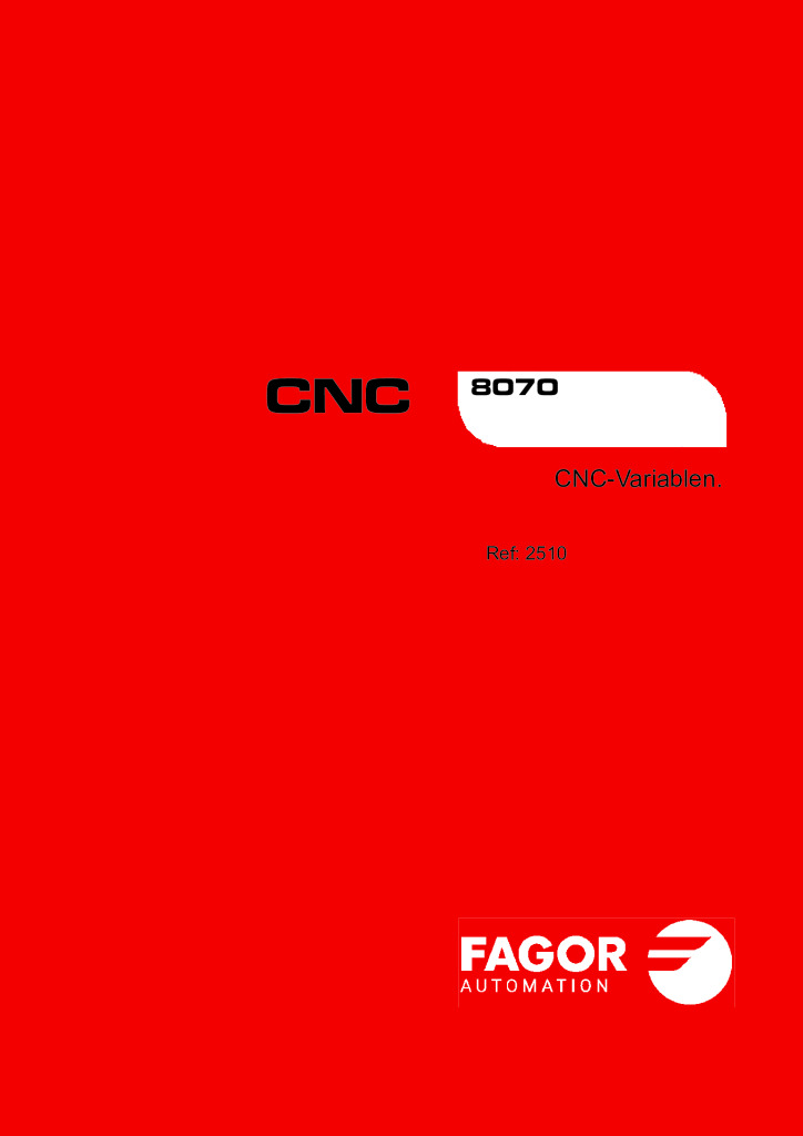 CNC 8070 CNC variables.