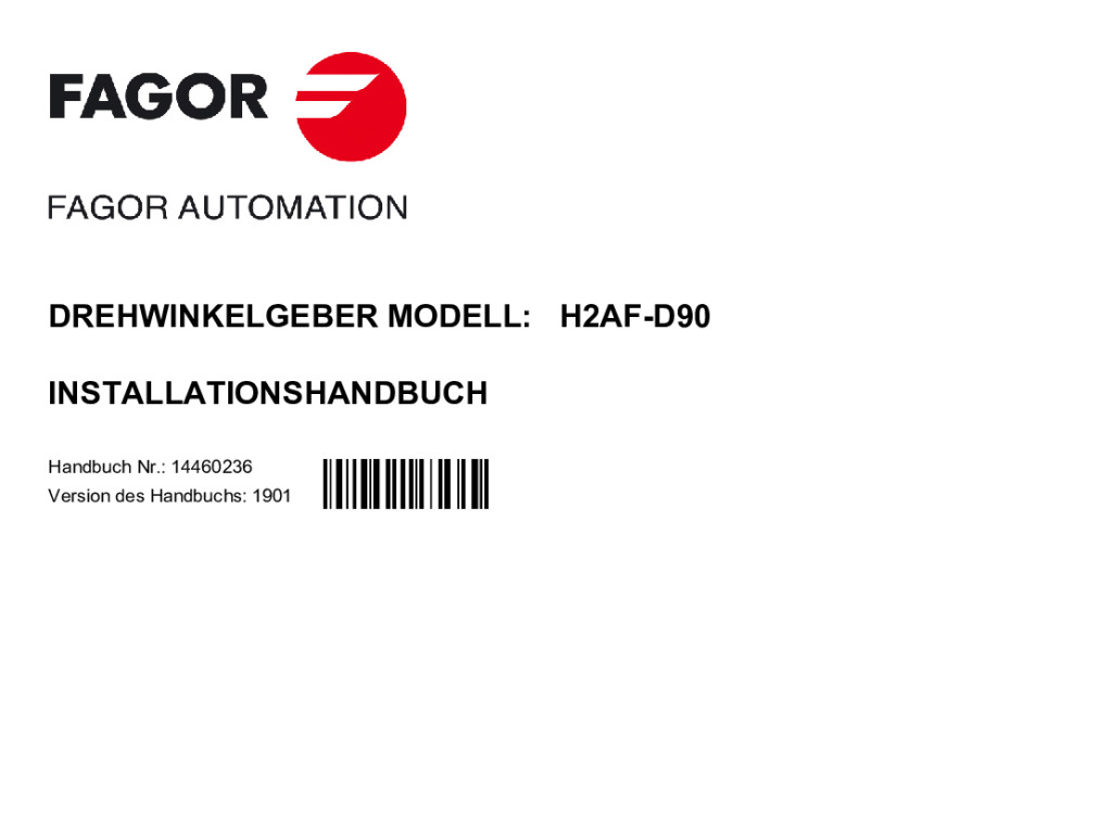H2-D90 absolute angular encoder – Fanuc protocol