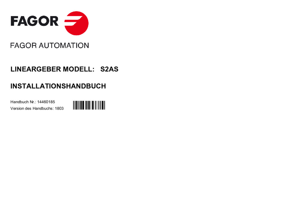 S2 model absolute linear encoder – SSI (Siemens) protocol