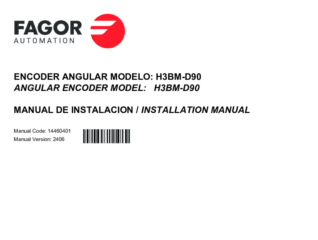 H3-D90 absolute angular encoder – Mitsubishi protocol