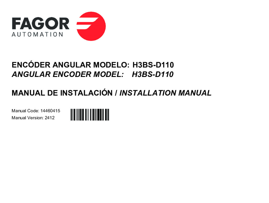 H3-D110 absolute angular encoder – SSI (Siemens) protocol