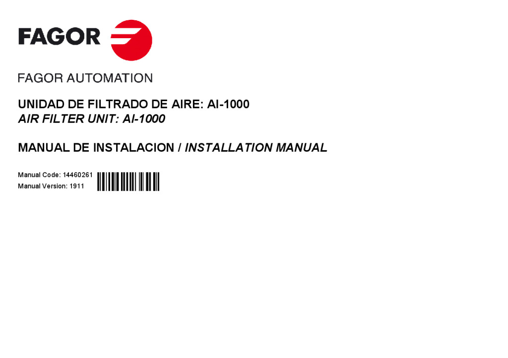 Air Filter Unit AI-1000