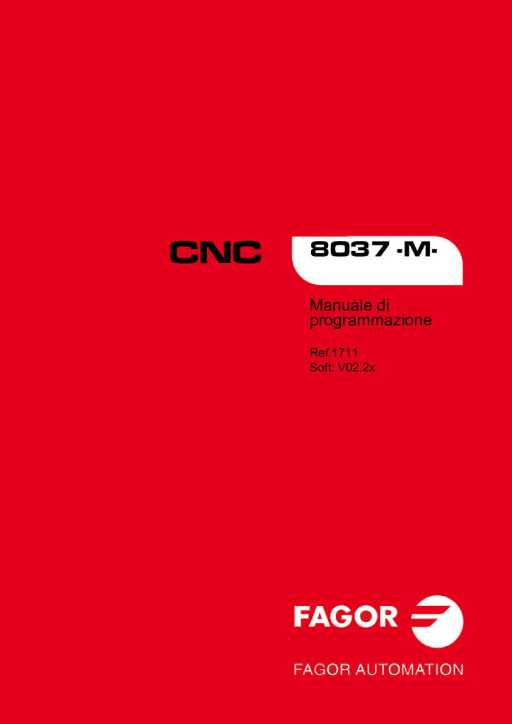 CNC 8037M Programming Manual