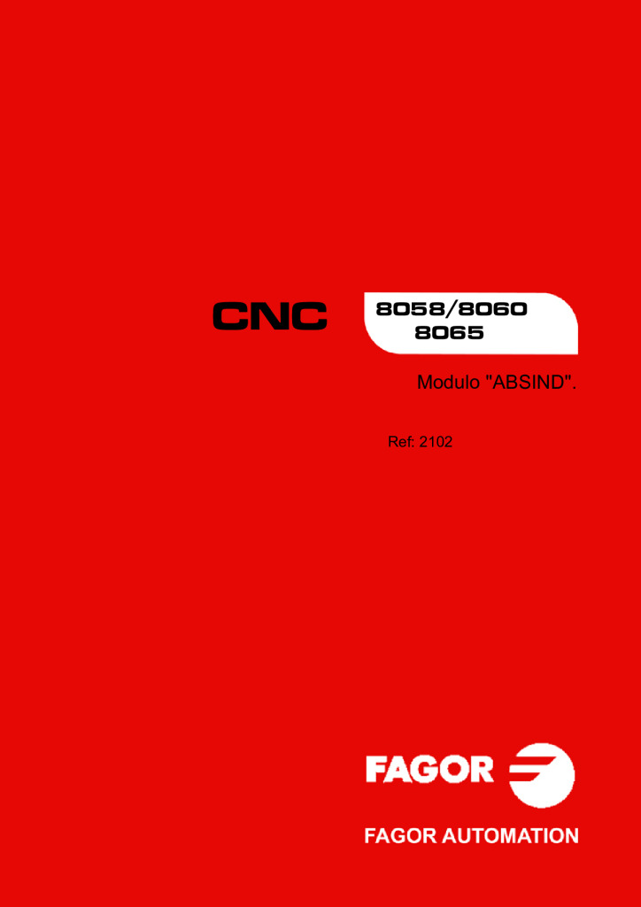 CNC 8060/8065 ABSIND module.