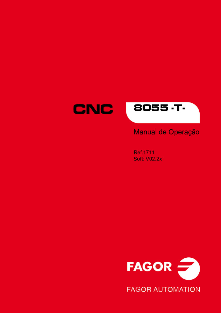 CNC 8055 T Operating Manual