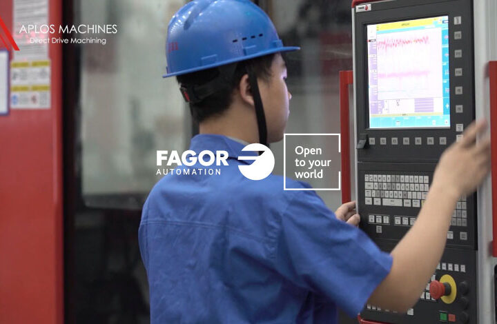 Fagor Automation in collaboration with APLOS CNC Machine Tool Manufacturing — Aplos portada logoarekin