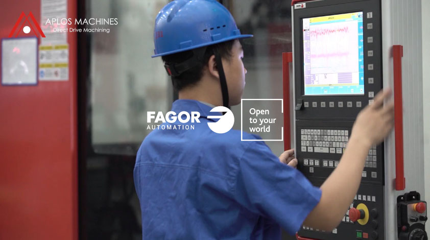 Fagor Automation en colaboración con APLOS CNC Machine Tool Manufacturing — Aplos portada logoarekin