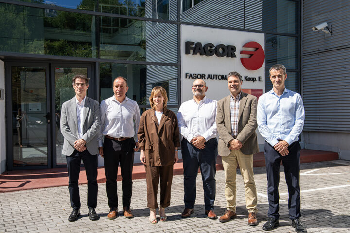 Fagor Automation receives a visit from the Provincial Council of Gipuzkoa at its Eskoriatza plant — Fagor 1 jpg